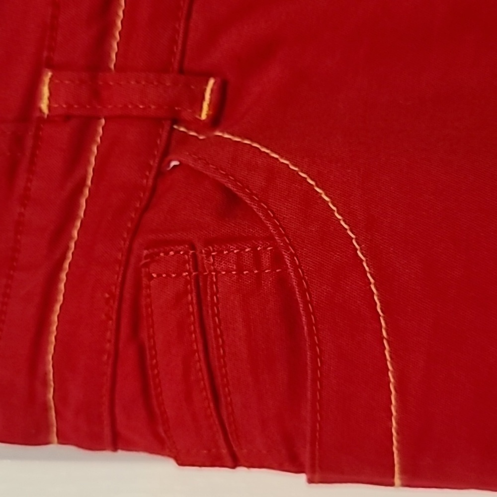 *Rare Find* Sisters point FODA Red high waisted Wide Leg pants XS Y2K - Picture 3 of 16